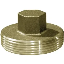 Jones Stephens P52400 4& Raised Head Heavy Pattern Brass Plug 4-3/8& OD - One-stop shop for professional tools and equipment.