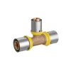 Jones Stephens PT201616 20 mm (1/2& eq.) x 16 mm (3/8& eq.) x 16 mm (3/8& eq.) PEXALGAS® Reducing Tee - One-stop shop for professional tools and equipment.