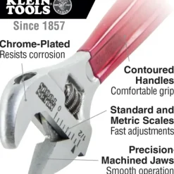 Klein Tools 507-6 67524 6& Adjustable Wren - One-stop shop for professional tools and equipment.