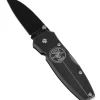 Klein Tools 44001-BLK Lightweight Lockback Knife, 2-1/2-Inch Drop Point Blade, Black Handle - One-stop shop for professional tools and equipment.