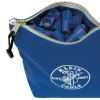 Klein Tools 5539BLU Zipper Bag, Canvas Consumables Tool Pouch, Blue - One-stop shop for professional tools and equipment.