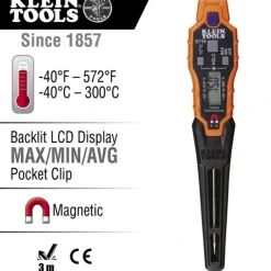 Klein Tools ET10 Magnetic Digital Pocket Thermometer - One-stop shop for professional tools and equipment.