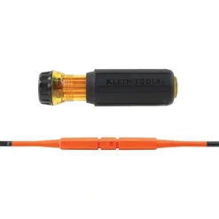 Klein Tools 32286 Flip-Blade Insulated Screwdriver, 2-in1, Ph Bit #1, Sl Bit 3/16-Inch - One-stop shop for professional tools and equipment.
