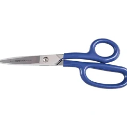 Klein Tools G718LRC Carpet Shear w/Ring, Curved, Coated Handle, 9-Inch - One-stop shop for professional tools and equipment.