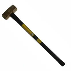 Klein Tools 7HBRFRH10 Brass Sledge Hammer, Rubber Handle, 10-Pound - One-stop shop for professional tools and equipment.