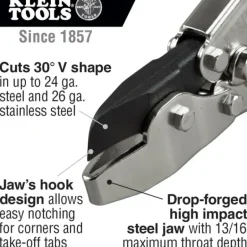 Klein Tools 86526 HVAC Hand Notcher - One-stop shop for professional tools and equipment.