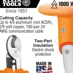 Klein Tools 63050-INS Insulated Cable Cutter - One-stop shop for professional tools and equipment.