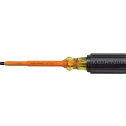 Klein Tools 661-4-INS Insulated Screwdriver, #1 Square Tip, 4-Inch Shank - One-stop shop for professional tools and equipment.