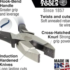 Klein Tools 94508 Ironworker's Pliers 2-Piece Kit - One-stop shop for professional tools and equipment.