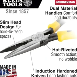 Klein Tools J203-7 Journeyman 7& Long Noseplier - One-stop shop for professional tools and equipment.