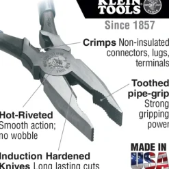 Klein Tools J12098 Journeyman Universal Combination Pliers - One-stop shop for professional tools and equipment.