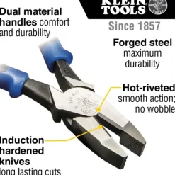 Klein Tools J2138NE Journeyman Side-Cutters, 8-Inch - One-stop shop for professional tools and equipment.
