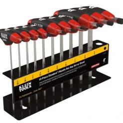 Klein Tools JTH410E 10 Pc. Sae Journeyman T-Handle Set W/ Stand - One-stop shop for professional tools and equipment.