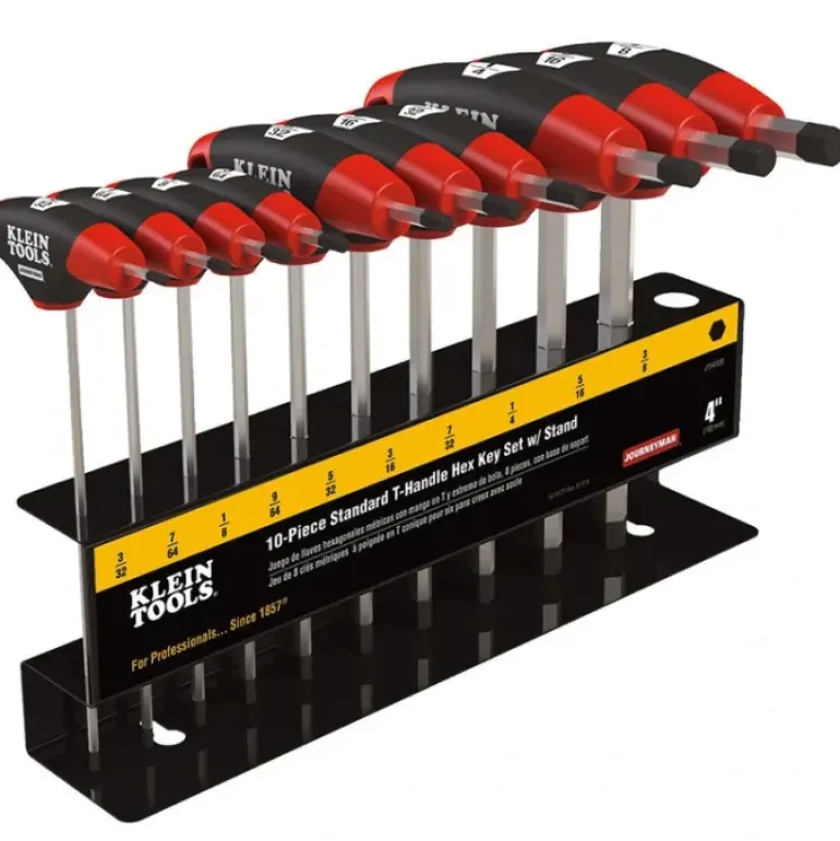 Klein Tools JTH410E 10 Pc. Sae Journeyman T-Handle Set W/ Stand - One-stop shop for professional tools and equipment.