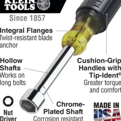Klein Tools 65160 Klein Tools Nut Driver Sets - One-stop shop for professional tools and equipment.