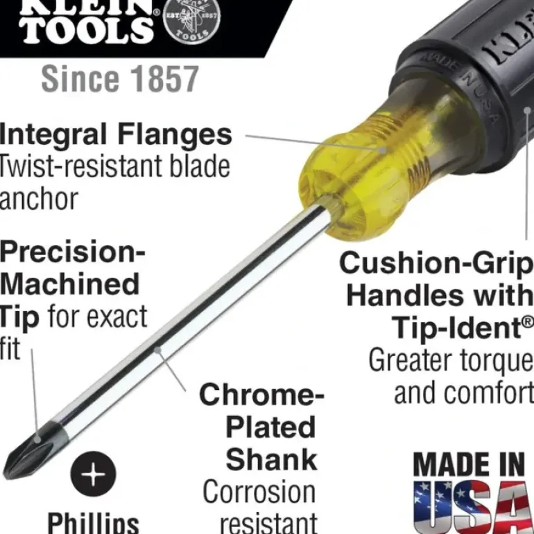 Klein Tools 85484 Klein Tools 4 Piece Mini Cushion-Grip Screwdriver Sets - One-stop shop for professional tools and equipment.