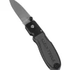 Klein Tools 44002 Lightweight Lockback Steel Blade, 2-3/8-Inch Drop Point Blade, Black Handle - One-stop shop for professional tools and equipment.