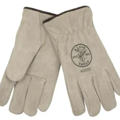 Klein Tools 40015 Lined Drivers Gloves, Suede Cowhide, X-Large - One-stop shop for professional tools and equipment.