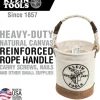 Klein Tools 5104MINI Mini Tool Bucket, Leather-Bottom - One-stop shop for professional tools and equipment.