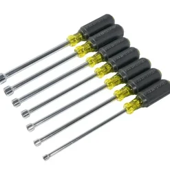 Klein Tools 647M 7 Piece Magnetic Nut Driver Set 6& Shanks - One-stop shop for professional tools and equipment.