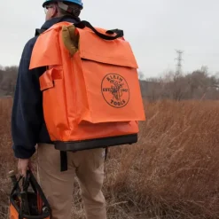 Klein Tools 5185ORA Tool Bag Backpack, 18-Inch, Orange - One-stop shop for professional tools and equipment.