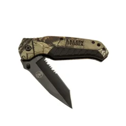 Klein Tools 44222 Pocket Steel Blade, REALTREE XTRA Camo, Tanto Blade - One-stop shop for professional tools and equipment.
