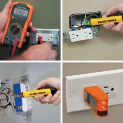 Klein Tools 69149P Test Kit with Multimeter, Non-Contact Volt Tester, Receptacle Tester - One-stop shop for professional tools and equipment.