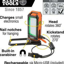 Klein Tools 56403 Rechargeable Personal Work Light - One-stop shop for professional tools and equipment.