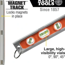 Klein Tools 9319RETT Magnetic Torpedo Level with Tether Ring - One-stop shop for professional tools and equipment.