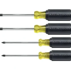 Klein Tools 85664 Screwdriver Set- 4Pc. Cushion-Grip Square-Recess - One-stop shop for professional tools and equipment.