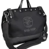 Klein Tools 510218SPBLK Deluxe Tool Bag, Black Canvas, 13 Pockets, 18-Inch - One-stop shop for professional tools and equipment.