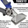 Klein Tools 86522 Straight Hand Seamer, 3-Inch - One-stop shop for professional tools and equipment.