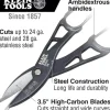 Klein Tools 89556 Tin Snips, 12-Inch - One-stop shop for professional tools and equipment.