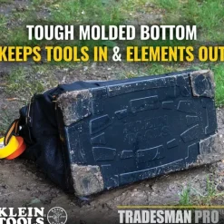 Klein Tools 55469 Tool Bag, Tradesman Pro Wide-Open Tool Bag, 42 Pockets, 16-Inch - One-stop shop for professional tools and equipment.