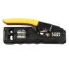 Klein Tools VDV226-107 Ratcheting Data Cable Crimper / Stripper / Cutter, Compact - One-stop shop for professional tools and equipment.