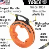 Klein Tools 56335 Wide Steel Fish Tape, 1/4-Inch x 25-Foot - One-stop shop for professional tools and equipment.