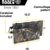 Klein Tools 55560 Zipper Bags, Camo Tool Pouches, 2-Pack - One-stop shop for professional tools and equipment.
