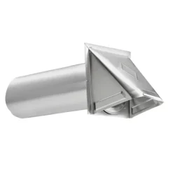 Lambro 344-B 4 Inch Aluminum Wall Exhaust Hood Dryer Vent – Damper – 11 Inch Pipe - One-stop shop for professional tools and equipment.