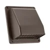 Lambro 351B 6 Inch Brown Plastic Wall Exhaust Or Air Intake Vent – Hinged Screen – (Removable Damper) - One-stop shop for professional tools and equipment.