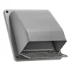 Lambro 351GR 6 Inch Gray Plastic Wall Exhaust Or Air Intake Vent – Hinged Screen – (Removable Damper) - One-stop shop for professional tools and equipment.
