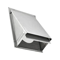 Lambro 3480MSNT 8 Inch Aluminum Wall Exhaust Hood Exhaust Vent – Damper – Wire Mesh Screen – Flush Mount - One-stop shop for professional tools and equipment.
