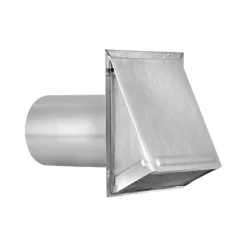 Lambro 3460S-11 6 Inch Aluminum Exhaust Wall Hood Vent – 11 Inch Pipe – Screen - One-stop shop for professional tools and equipment.