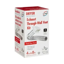 Lambro 1375W 8 Foot Dryer Exhaust Wall Hood Vent Kit (Retail)- Item - One-stop shop for professional tools and equipment.