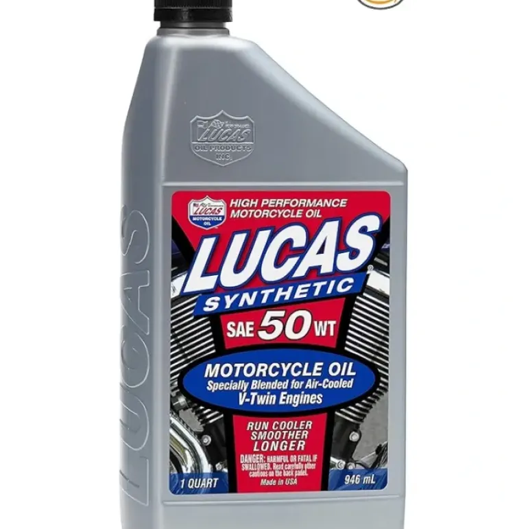 Lucas Oil 10765 Synthetic SAE 50 wt. Motorcycle V-Twin Oil/Quart - One-stop shop for professional tools and equipment.