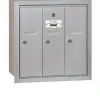 Mailboxes 3507ARU Salsbury Vertical Mailbox - 7 Doors - Aluminum - Recessed Mounted - USPS Access - One-stop shop for professional tools and equipment.