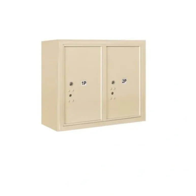 Mailboxes 3806D-2PSFP Salsbury 6 Door High Surface Mounted 4C Horizontal Parcel Locker with 2 Parcel Lockers in Sandstone with Private Sccess - One-stop shop for professional tools and equipment.
