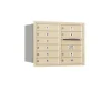 Mailboxes 3706D-10SRU Salsbury 6 Door High Recessed Mounted 4C Horizontal Mailbox with 10 Doors in Sandstone with USPS Sccess - Rear Loading - One-stop shop for professional tools and equipment.