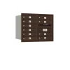 Mailboxes 3706D-10ZRP Salsbury 6 Door High Recessed Mounted 4C Horizontal Mailbox with 10 Doors in Bronze with Private Zccess - Rear Loading - One-stop shop for professional tools and equipment.