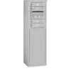 Mailboxes 3906S-04AFP Salsbury 6 Door High Free-Standing 4C Horizontal Mailbox with 4 Doors in Aluminum with Private Access - One-stop shop for professional tools and equipment.