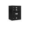 Mailboxes 3806S-04BFU Salsbury 6 Door High Surface Mounted 4C Horizontal Mailbox with 4 Doors in Black with USPS Bccess - One-stop shop for professional tools and equipment.